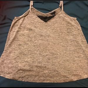 Torrid grey/gold cami sz 1